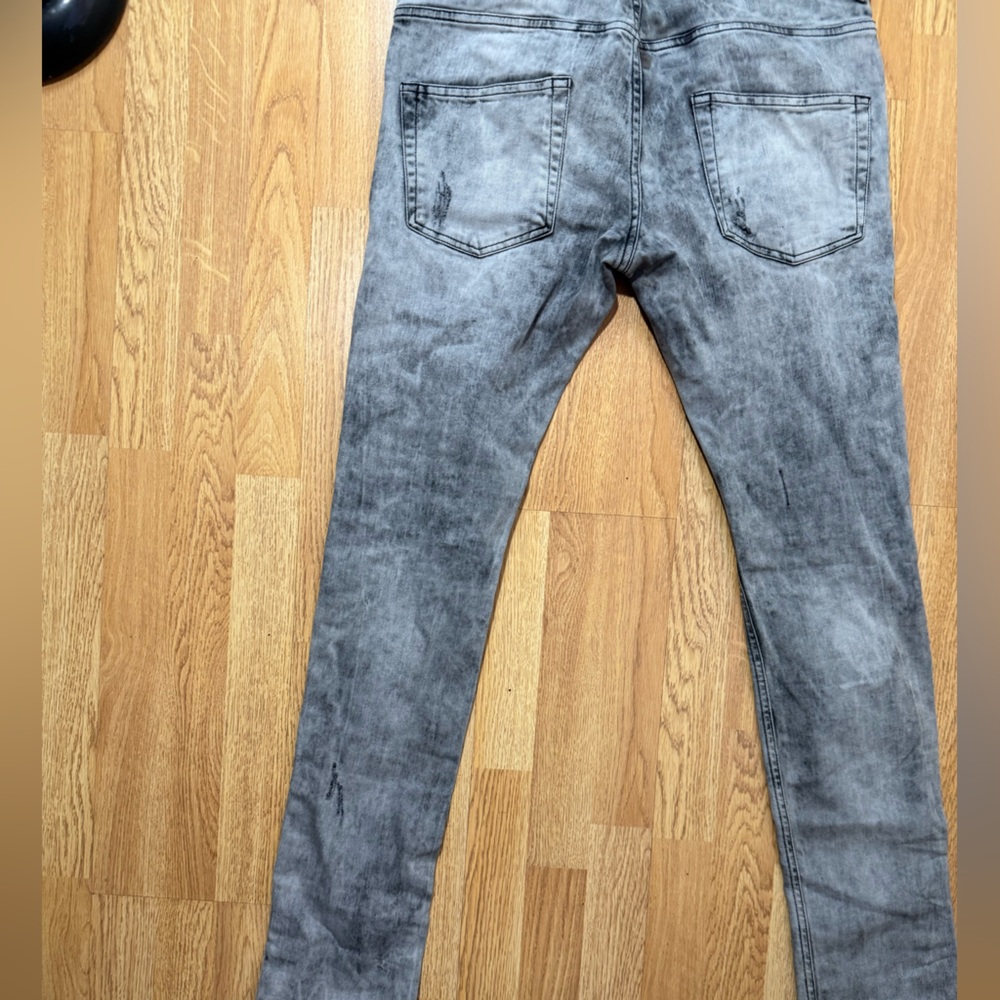 Pierre Balmain Charcoal Skinny Jeans - Picture 9 of 10